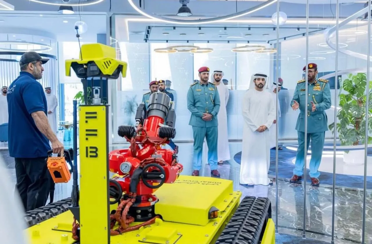 Robot demonstration for officials